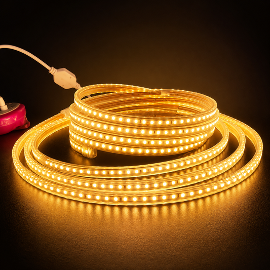 Premium 5m LED Rope Light — Warm White | Room Decor