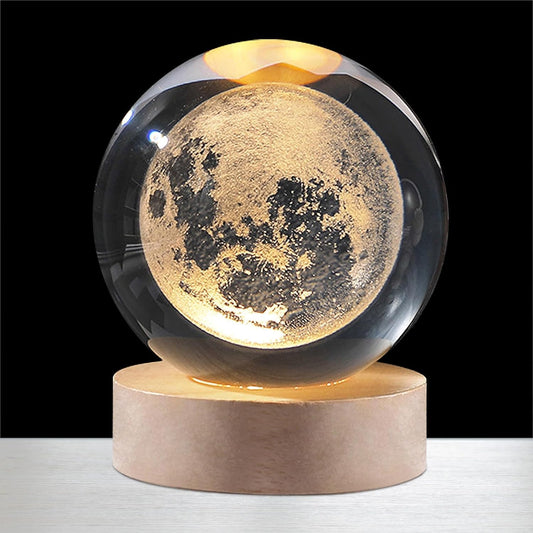 Premium Moon Night Lamp | 3D Lunar LED Lamp | Room Decor