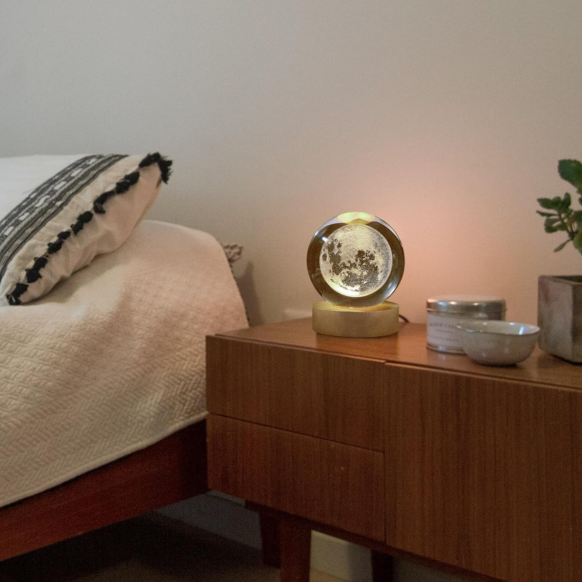 Premium Moon Night Lamp | 3D Lunar LED Lamp | Room Decor