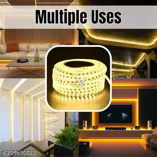 Premium 5m LED Rope Light — Warm White | Room Decor