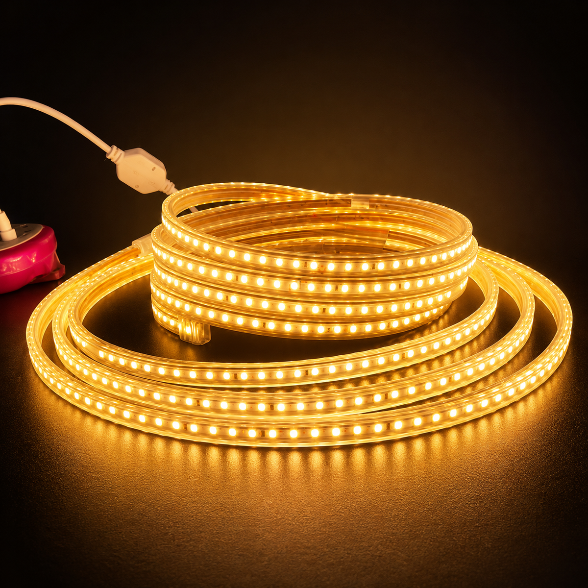 Premium 5m LED Rope Light — Warm White | Room Decor